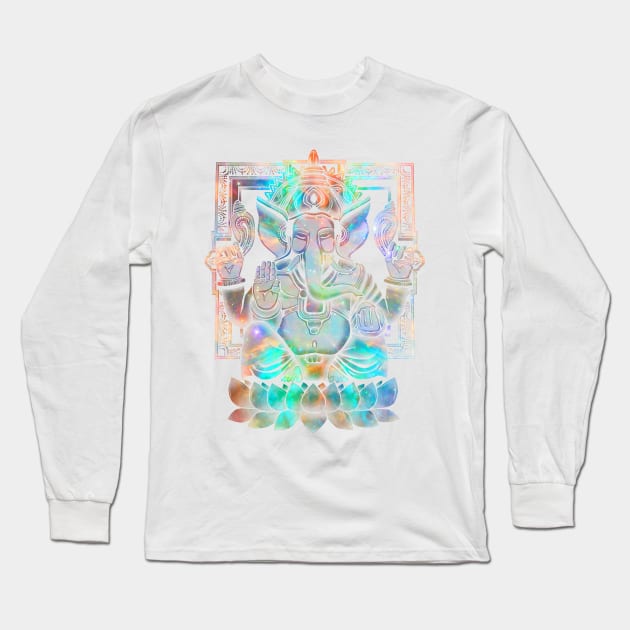 Galactic Ganesh Long Sleeve T-Shirt by GAz